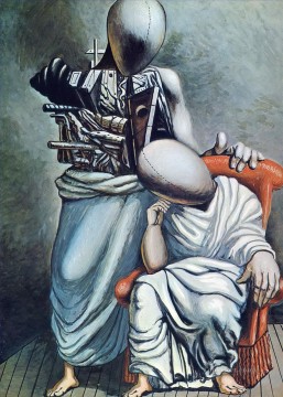  Chirico Deco Art - the one consolation 1958 Giorgio de Chirico Metaphysical surrealism